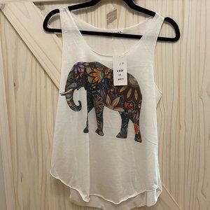 Sheer lovely elephant tank.